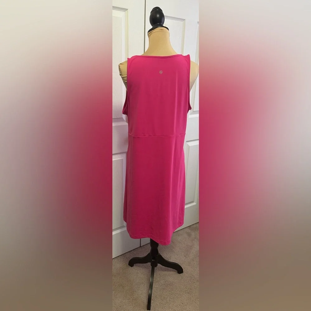 Eddie Bauer Fuchsia Midi Dress - Picture 4 of 6